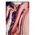 thumbnail image 2 of FMSHPON CoralGolden Pink Marble Clipboard Hardboard Wood Nursing Clip Board and Pull for Standard A4 Letter 13x9 inches, 2 of 7