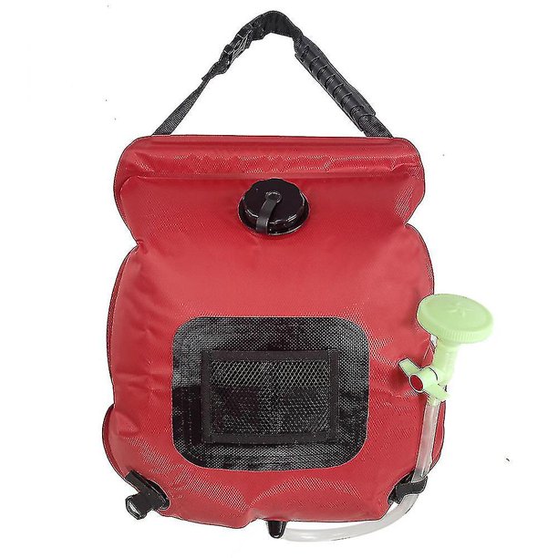 Outdoor Solar Shower Bag Camo 20l Camping Bath Folding Water Bag Pvc