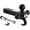 Black Ball w/ Lock, variant on 64180L Trailer Receiver Hitch Triple Ball Mount with Hook, Fits for 2 inch Receiver, Balls, 2 inch Shank, with 5/8 inch Lock