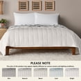 thumbnail image 6 of Mainstays Corduroy Quilt, Full/Queen, White, Reversible Bedding, 6 of 10