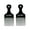 Black, variant on 7" Plastic Pick Comb (2 Pack)