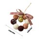 thumbnail image 3 of Christmas Decoration Mini Wreath DIY Wool Ball Wreath Girly Heart Decoration Wreath Christmas Decoration, 3 of 6