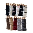 thumbnail image 6 of LIZENG Children's and Girls' Socks Set Autumn/Winter Bow Stacked Socks Long Tube Full Body Bow Ballet Style Knitted Leg Set, 6 of 7