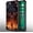 Black wolf with glowing orange eyes, variant on Compatible with iPhone 14 Case, Ultimate Protection: Back+Soft Silicone Acrylic TPU Design for Shockproof Fall Prevention Black Wolf with Glowing Orange Eyes
