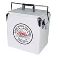 thumbnail image 4 of Coors Light Retro Ice Chest Cooler with Bottle Opener 13L (14 qt), White and Silver, 4 of 13