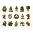 thumbnail image 1 of Less Than 5 Stickers Christmas Santa School Party Holiday Decoration and Craft Card Gift Envelope Box White, 1 of 9