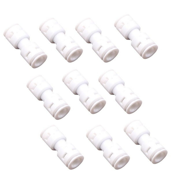 10Pcs 1/4 "Adaptateur de Connexion d'Eau Rapide Droite
