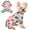 Green Dinosaurs, variant on Dog Pajamas Pjs All Season Dog Clothes for Small Dogs Girl Boy, Soft Stretchy Tiny Chihuahua Yorkie Puppy Clothes Doggie Onesies Cat Pet Jammies Outfit, Pink Butterfly XS