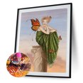 thumbnail image 1 of 5D DIY diamante pintura mariposa hada cuadrado completo diamante mosaico pared Likrtyny decoración de arte, 1 of 9