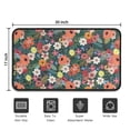thumbnail image 5 of Pioneer Flower Floral Print Pattern Door Rugs,Washable Non Slip Door Mats Indoor,Decorative Door Mats,Entry Mat Indoor for Entrance,Bedroom,Kitchen,Bathroom,30"x17", 5 of 6