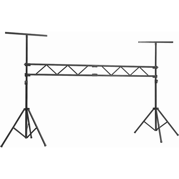 Light Truss Stand System, 9.84FT Triangle Trussing DJ Booth Set Lighting Stage PA Speaker T-Bar DJ Light Stand Rack Stage Platform Hanging Mount Lighting Package for Weddings, Bars, KTV