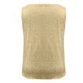 thumbnail image 6 of Breezora Women Sparkle V Neck Sequin Tank Top Glitter Sleeveless Club Festival Layer Loose Fit Vest S Size Gold, 6 of 7