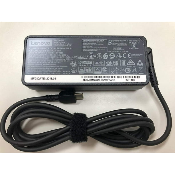 Adaptador AC Lenovo 4X20M26268 65W USB tipo C 100-240V