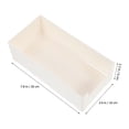 thumbnail image 3 of SEWACC 2Pcs Outdoor Storage Box White Japanese-style Storage Box for Dormitories, 3 of 6