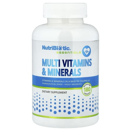 NutriBiotic Essentials, Multi Vitamins & Minerals , 180 Capsules
