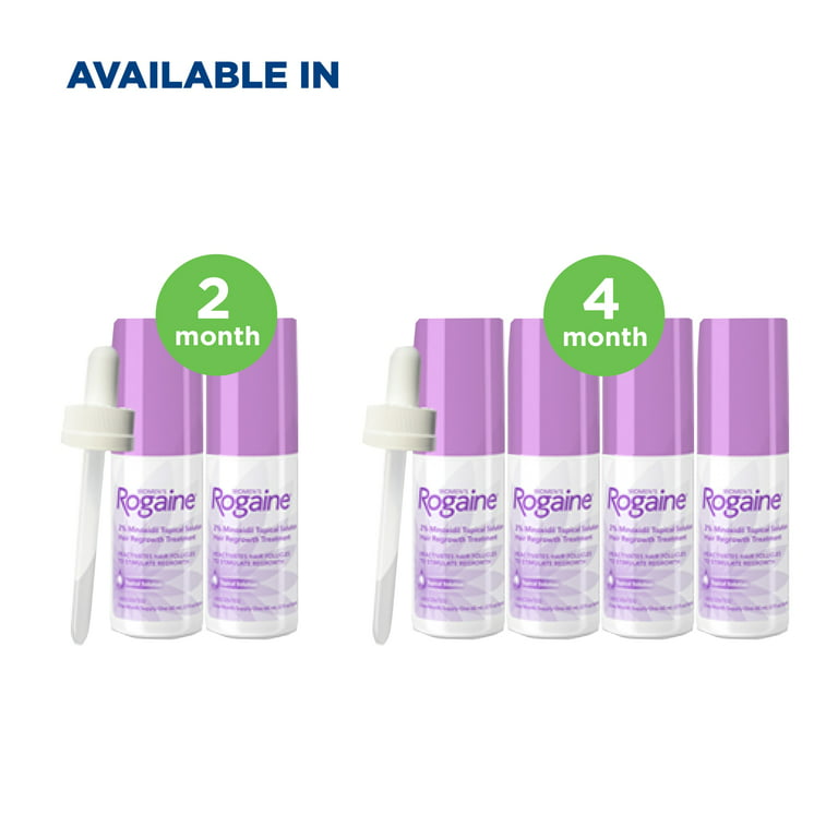 uregelmæssig Aflede Ødelæggelse Women's Rogaine 2% Minoxidil Liquid Topical Solution, 3-Month Supply -  Walmart.com