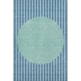 thumbnail image 2 of Addison Rugs Mayfield Premium Machine Washable Transitional Stripes Teal Rectangle Rug, 8' x 10', 2 of 6