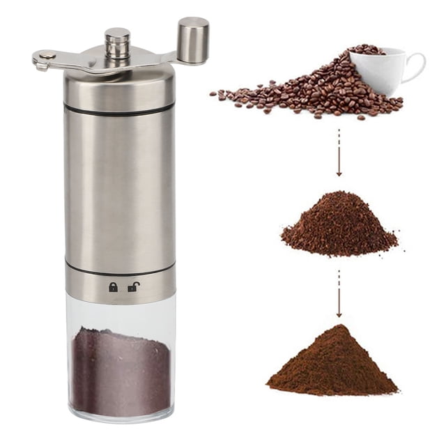 Manual Coffee Grinder, Coffee Bean Grinder Portable Size 40g Adjustable Thickness for Cafe for Home for Bar