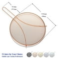 thumbnail image 5 of ReaNea Rose Gold Fine Mesh Splatter Screen, Stainless Steel Copper Grease Splatter Guard for Frying Pan with Resting Feet for Cooking, 5 of 5