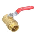 thumbnail image 6 of Brass Ball Valves Metal Threaded Water Pipe Connector Water Pipe Fitting, 6 of 9