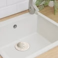 thumbnail image 4 of Colador de fregadero, colector de pelos, instalación, baño limpio, fregadero de piso blanco, tapón de cocina, juego de tapa de filtro y tapa de ducha, filtro fácil, colador de fregadero de bañera, des, 4 of 9