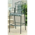 thumbnail image 2 of International Caravan Mandalay 30" Patio Bar Stool in Verdi (Set of 2), 2 of 2