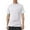 White, variant on Fashion Top for Men - Men's Short Sleeve Double Layer T-Shirt Stand Collar Relaxed Fit Casual Top T-shirt,Black,XXL