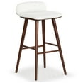 thumbnail image 5 of Safavieh Tazmyn  Wood  Counterstool in White / Walnut, 5 of 14