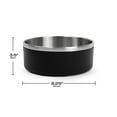 thumbnail image 3 of One Paw, Large Double Stainless Steel Dog Bowl, 2.1L (71 oz), 3 of 12