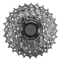 Sunrace CSM637BS 12-28t 7-Speed Road Bike Cassette Nickel Silver