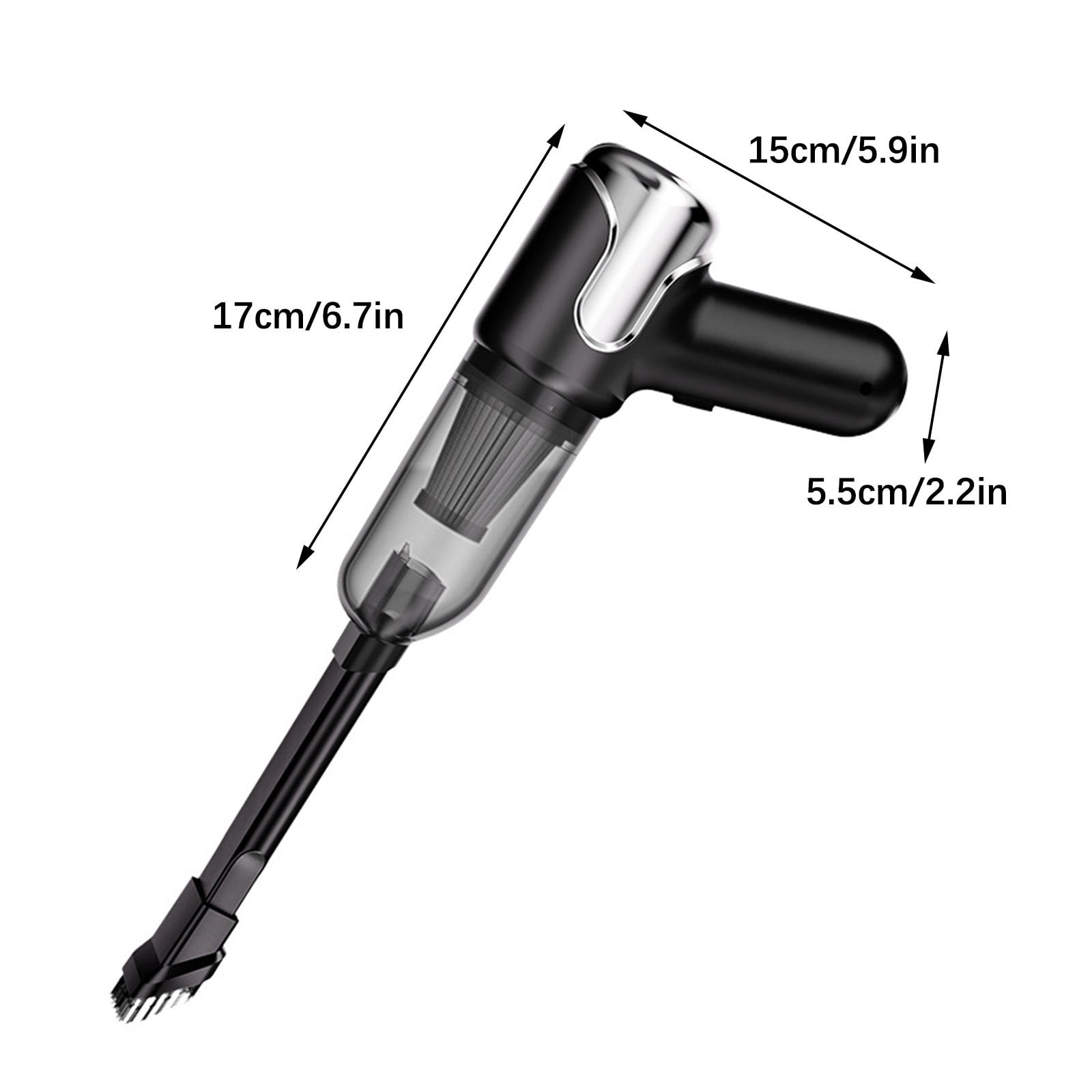 Matoen Car Vacuum Cleaner, Portable High Power Cordless Vacuum Cleaner Rechargeable Handheld Vacuum Cleaner for Vehicle Homeand Office