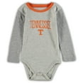 thumbnail image 3 of Infant Wes & Willy Heathered Gray/Tennessee Orange Tennessee Volunteers Jie Jie Long Sleeve Bodysuit & Pants Set, 3 of 3