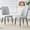 Light Gray, variant on The Iron Hearth Circular Glass Coffee Table, for Living Room, Wood Colored Legs, Transparent Tempered Glass Tabletop