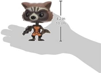 Funko Pop! Rocket Raccoon – Guardians Of The Galaxy – Vinyle 9 Cm – Bobble Head – Dès 14 Mois