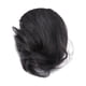 thumbnail image 1 of 1 pieza de extensión de cabello con clip y flecos falsos rizados para niñas y mujeres (negro), 1 of 5