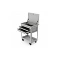 thumbnail image 4 of Hyper Tough 28-Inch Steel Tool Cart with Drawer, 500 lb Load Capacity, White Powder-Coated, 4 of 9