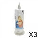 thumbnail image 1 of Vela sin llama,Luz eléctrica del pilar de Tealight de la lámpara de del LED,Batería Operado Sin Llama Jesús Virgen Oración,Iglesia fesitiva Halloween Chirstmas Decoracion,Velas, 1 of 8