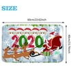 thumbnail image 4 of Teissuly 1pc Merry Christmas Welcome Doormats Indoor Home Carpets Decor 40x60CM Teissuly WER202310236831, 4 of 5