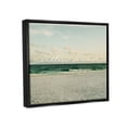 thumbnail image 3 of Stupell Endless Summer Beach Coast Waves Landscape Painting Black Floater Framed Art Print Wall Art, 3 of 6