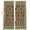 Light Brown, variant on Boho Floral Blackout Curtains for Bedroom/Living Room, Pinch Pleated Black Out Curtains, Modern Geometric Ethnic Abstract Flowers Red Green Room Darkening Window Drapes with Hooks 2 Panels, 59"x70"
