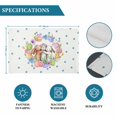 thumbnail image 6 of Easter Cute Rabbits Placemats Set of 12, Colorful Eggs Country Flowers Blue Pot Placemats for Dining Table, Place Mats for Kitchen Tabletop, Waterproof Wipeable Dining Table Mats Set, 6 of 9