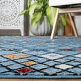 thumbnail image 4 of SAFAVIEH Amsterdam Merrick Geometric Area Rug, Blue/Ivory, 3' x 5', 4 of 8