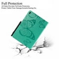 thumbnail image 6 of Dteck Folio Case For iPad Pro 9.7 inch, Lightweight Embossed Butterfly PU Leather Flip Stand Case Cover with Card/Stlylus Holder,Green, 6 of 7