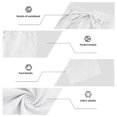thumbnail image 6 of MASRIN Men's Beach Outfits Cotton Linen Long Sleeve Button Hoodies and Drawstring Straight Leg Pants 2 Piece Sets Summer Vacation Clothes, White, XXL, 6 of 9