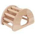 thumbnail image 4 of Casa con arco de madera para hámster, cabaña de madera con arco hueco para jerbos, chinchillas, cobayas, osos dorados, 4 of 5