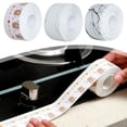 thumbnail image 3 of Autocollants de Couture Imperméables Cuisine Salle de Bain Adhésif PVC Bande de Calfeutrage pour Évier Coin., 3 of 8