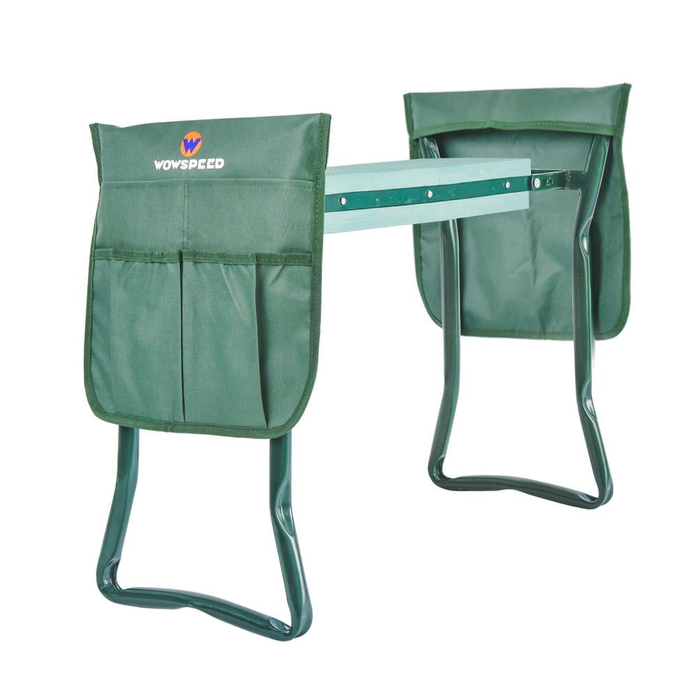 Foldable Kneeler Garden Kneeling Bench Stool Soft Cushion Seat Pad