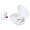 White, variant on onn Wireless Sport Earbuds with Comfort Grip Ear Hooks, White