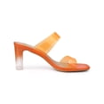 thumbnail image 3 of BLISSFUL STEP Women's Sandals Block Heels Clear Colorful Straps Slides Sandals, 3 of 7