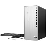 Newest HP Pavilion Tower Desktop, 11th Gen Intel Core i7-11700F 8-Core Processor, AMD Radeon RX 550 Graphics, 16GB RAM, 512GB SSD + 1TB HDD, Windows 11 Home, Silver